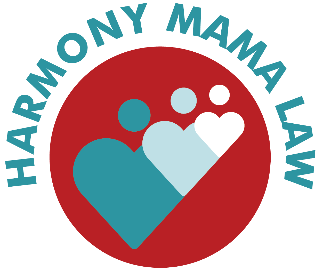 Harmony Mama Law logo and badge