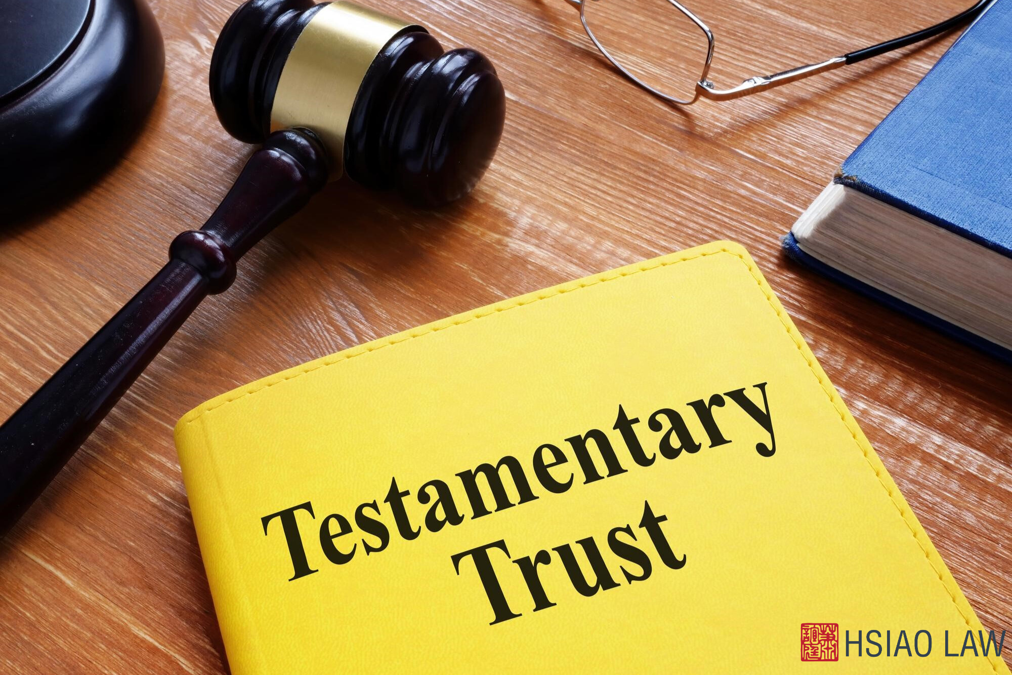 A photo with a the word Testamentary trust